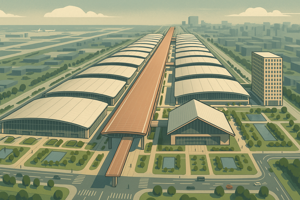RSHP Completes Mile-Long Convention Centre in China