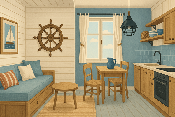 Warsaw Apartment Showcases Maritime-Inspired Architecture