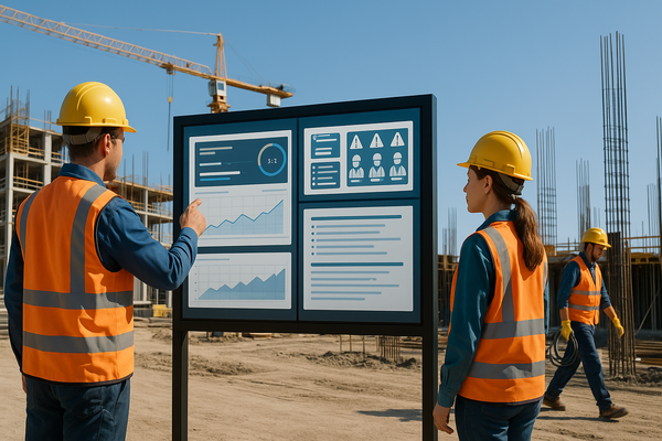 Digital Displays Revolutionize Communication on Construction Sites