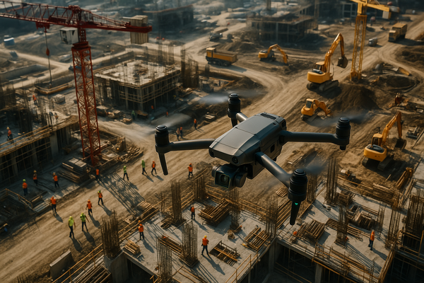Drone as a Service Transforms Construction Site Management