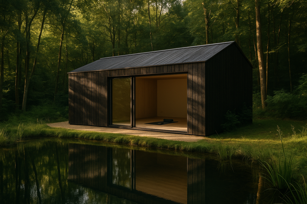 Built Works Unveils Charred Timber Retreat in East Sussex