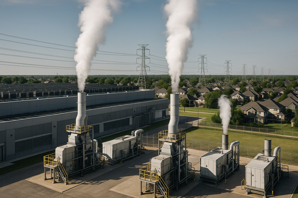 Data Centers' Gas Plants to Increase US Energy Bills