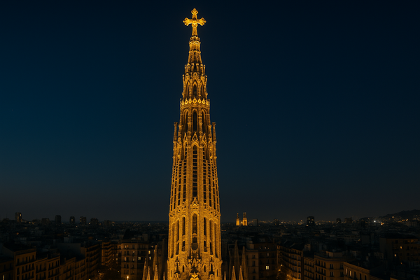 Sagrada Familia's Central Tower Inauguration Marks Gaudí's Visionary Legacy