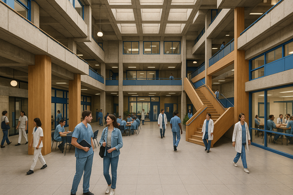 Diamond Schmitt Transforms Civic Centre into TMU's Medical School