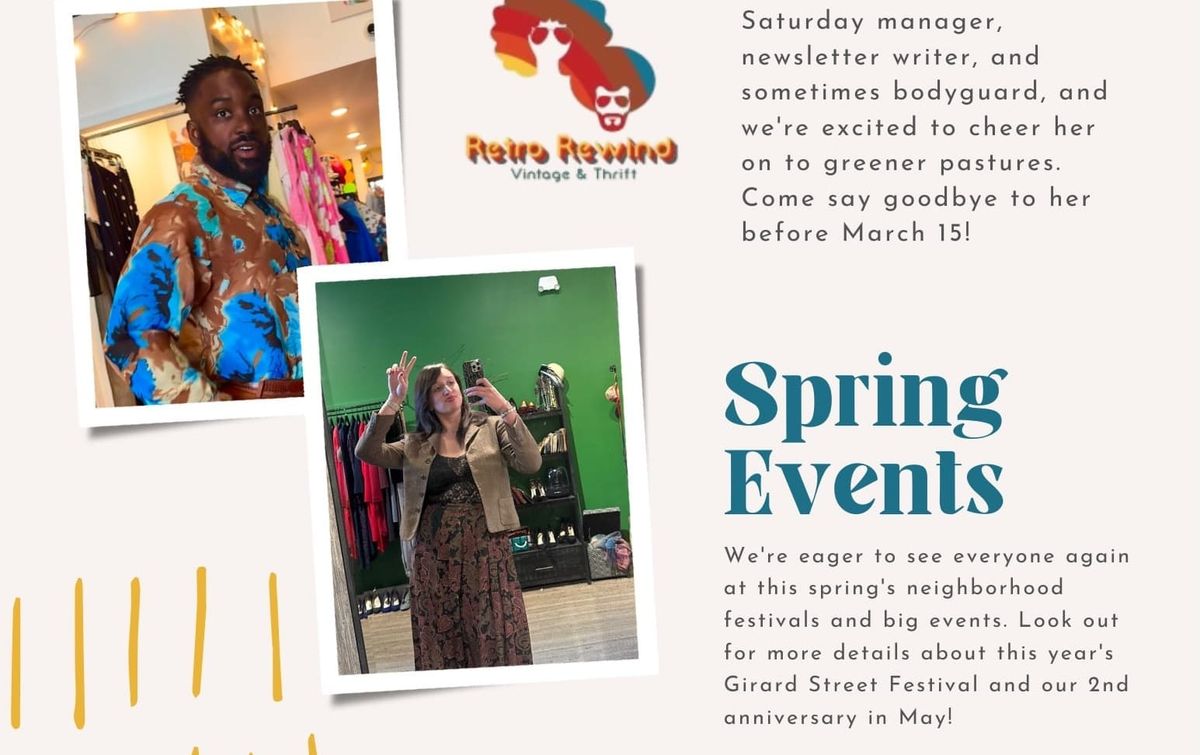 Retro Rewind Vintage & Thrift Newsletters