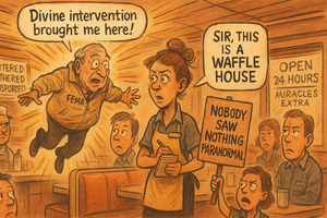 Man Who Decides Flood Relief Claims God Beamed Him Across Georgia, Servers Say They'd Remember the Weirdo