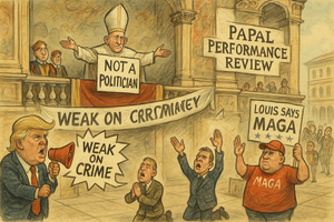 President Takes Time Between Golf and MMA to Review Pope's Job Performance on Social Media