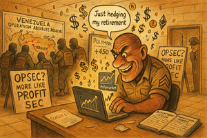 Soldier Signs Nondisclosure Agreement, Immediately Discloses Everything to Prediction Market for 12x Return