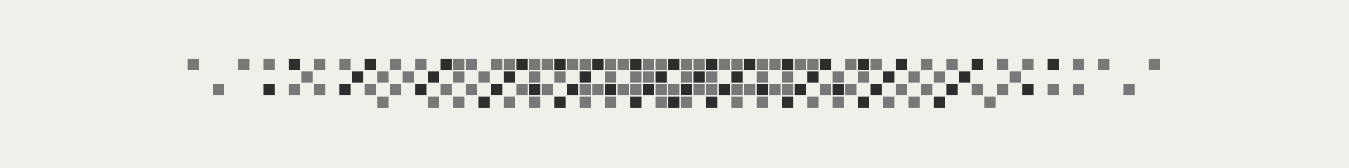 Pixel dithered divider strip