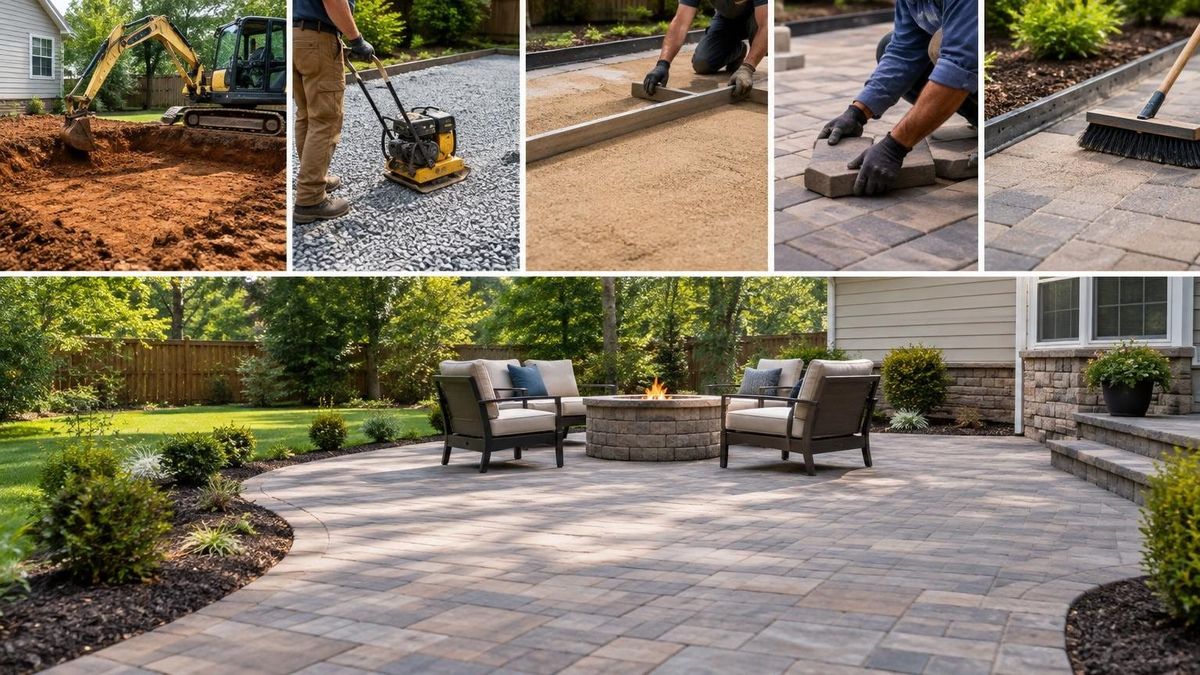 What does a paver patio installation process actually involve, start to finish? — River’s Landscape LLC