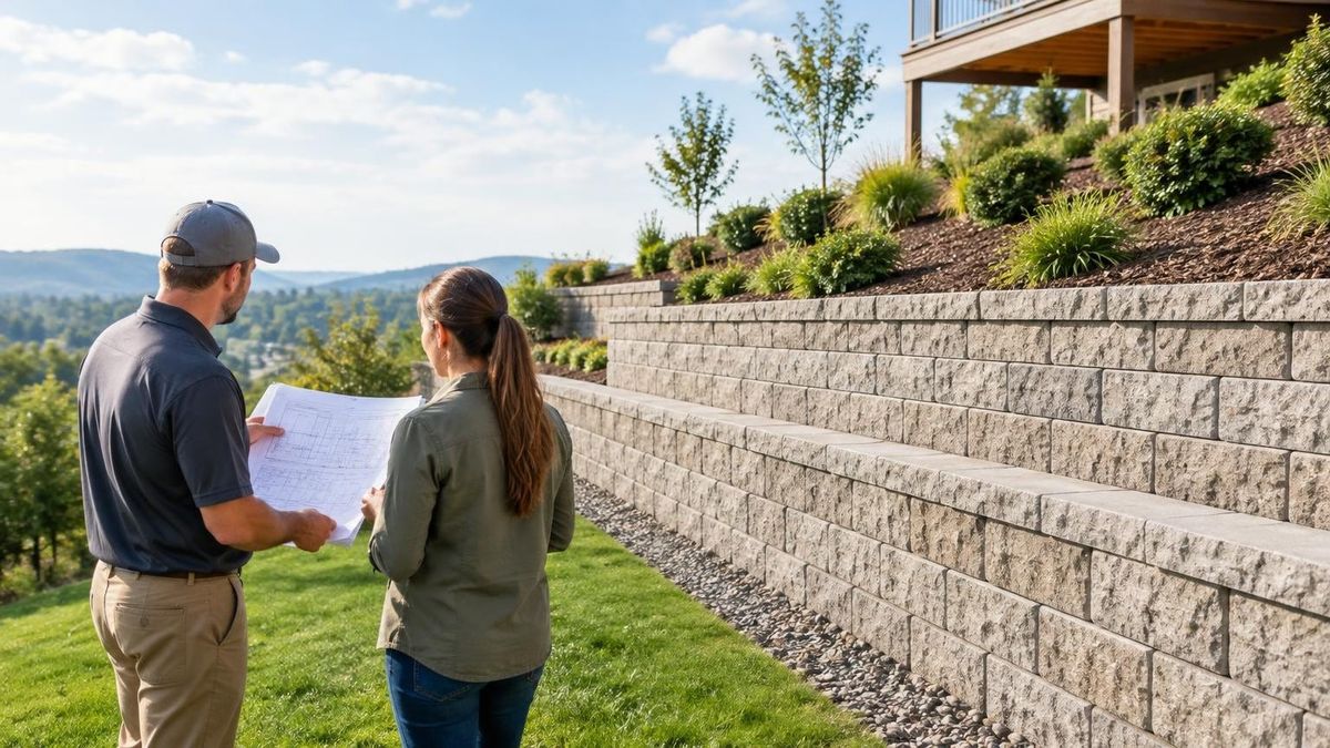 Do engineered retaining walls need a permit before installation? — River’s Landscape LLC
