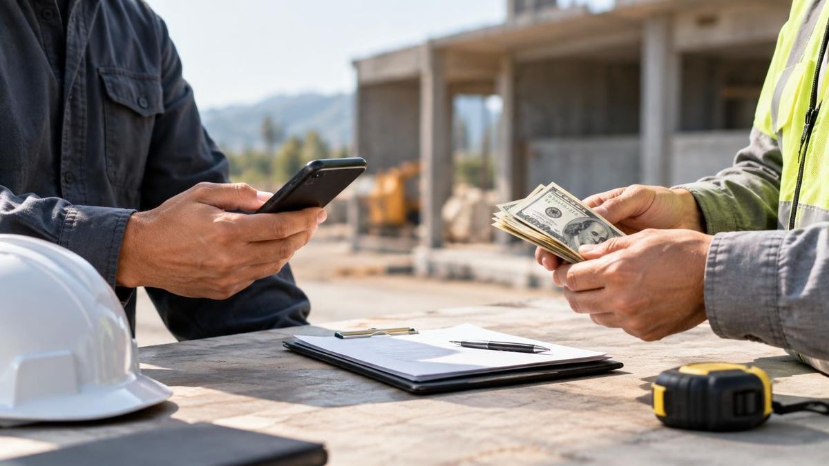 Which payment methods avoid a credit card surcharge for contractor work? — SK Concrete