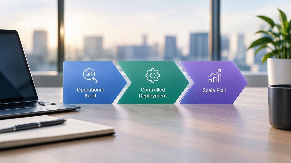 What engagement phases should I expect before an AI workflow goes live? — ka1ro ai
