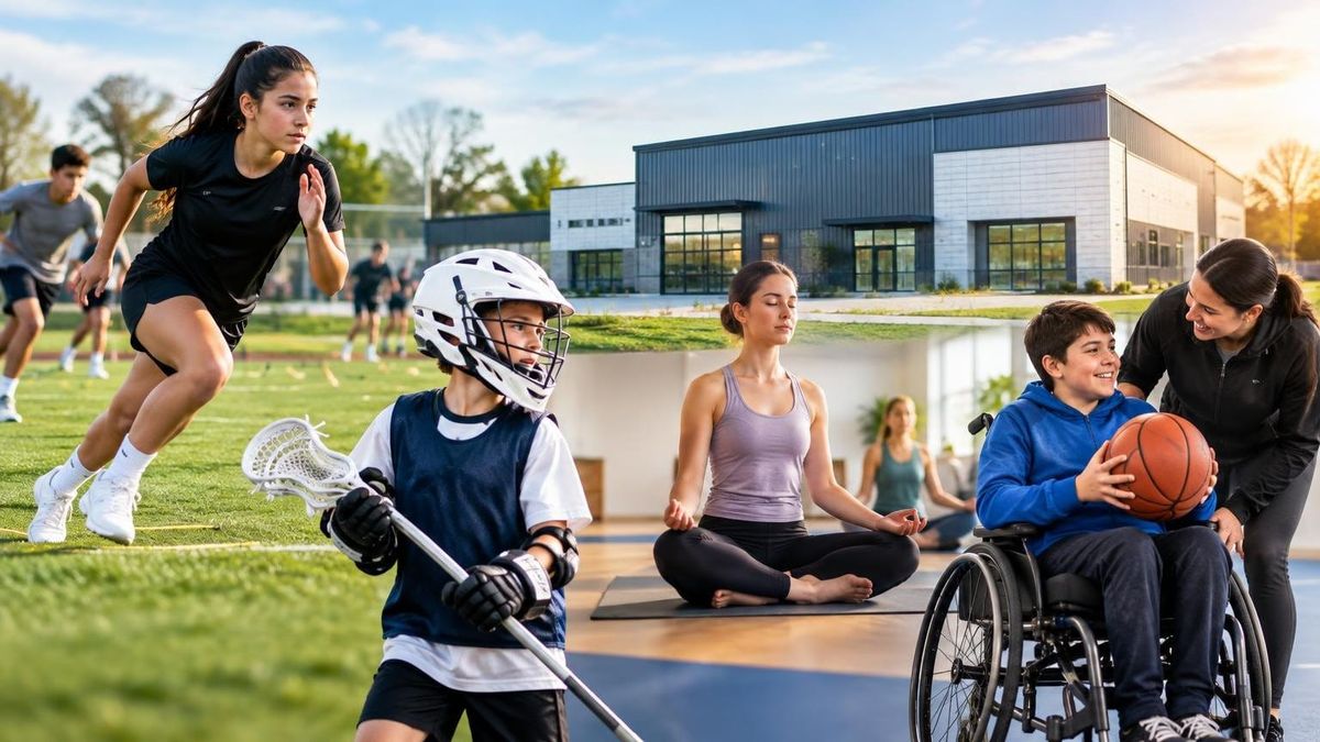 How does REPS's Centereach location serve Suffolk County families year-round? — REPS Athletic Training Center