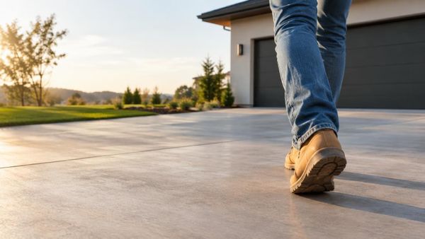 How long before I can drive on new concrete? — SK Concrete