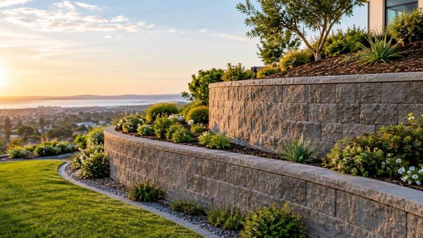 What do retaining walls include and how do I request a quote? — SK Concrete