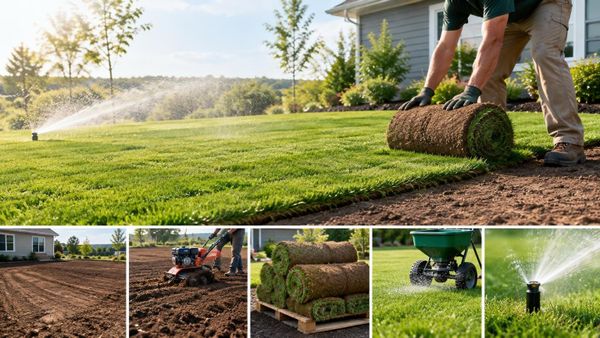 What does a professional sod installation include besides laying the grass? — River’s Landscape LLC