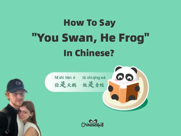 you swan, he frog in Chinese