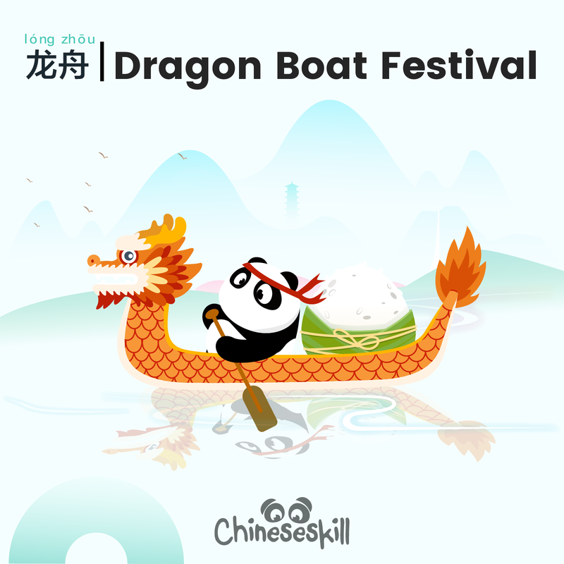 Why do the Chinese paddle dragon boats?