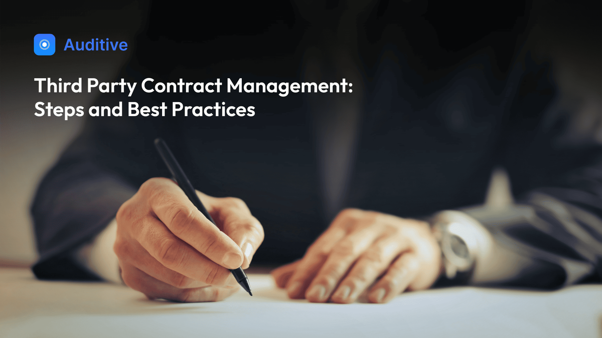 Third Party Contract Management: Steps and Best Practices