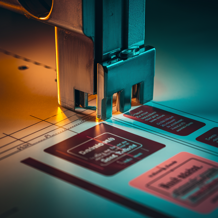 Print and cut machines: one-pass label production