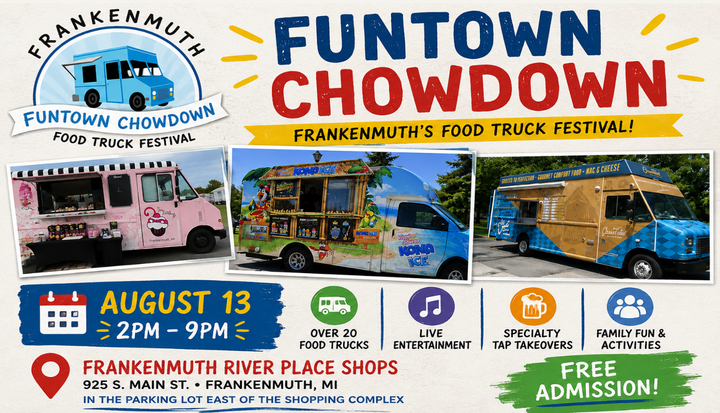 Funtown Chowdown Food Truck Festival Coming to Frankenmuth August 13