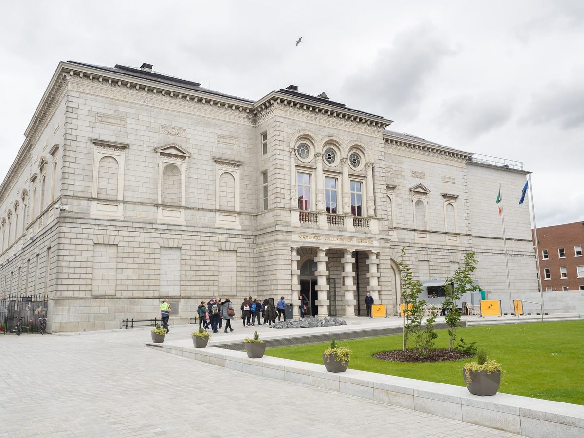 A view of the National Gallery of Ireland.