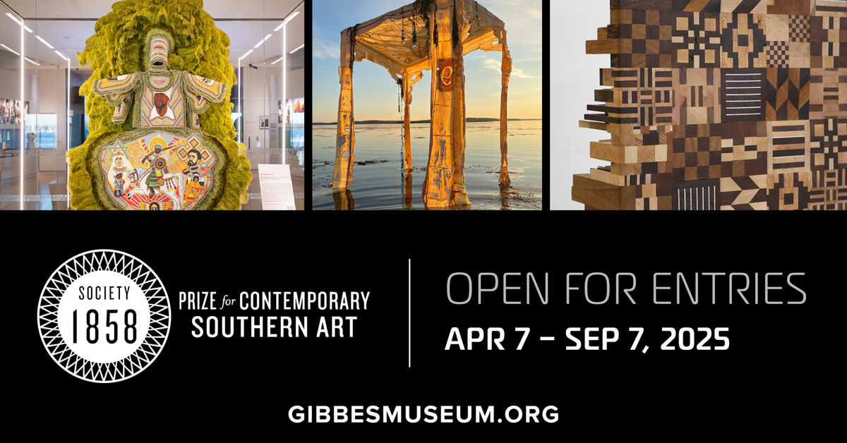 Gibbes Museum, host of the 1858 Prize for Contemporary Southern Art