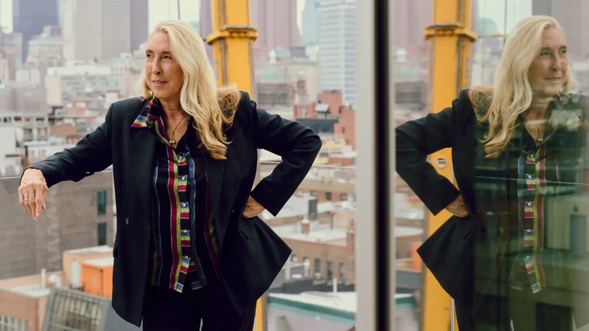 Lisa Phillips, longtime director of the New Museum, photographed in 2025