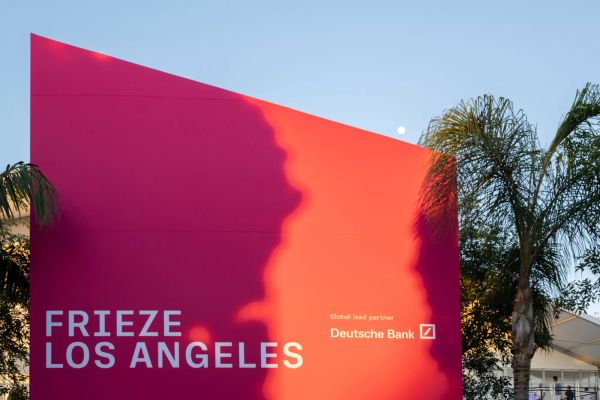 Frieze Los Angeles 2026 at Santa Monica Airport.