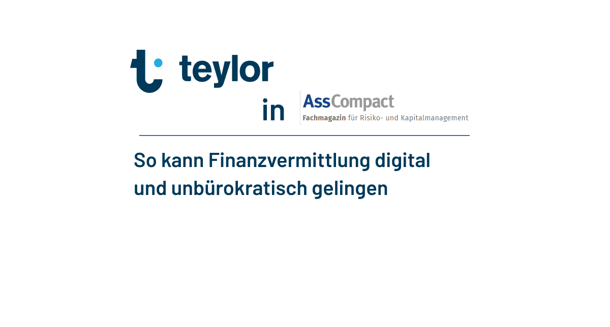 Gastbeitrag in AssCompact