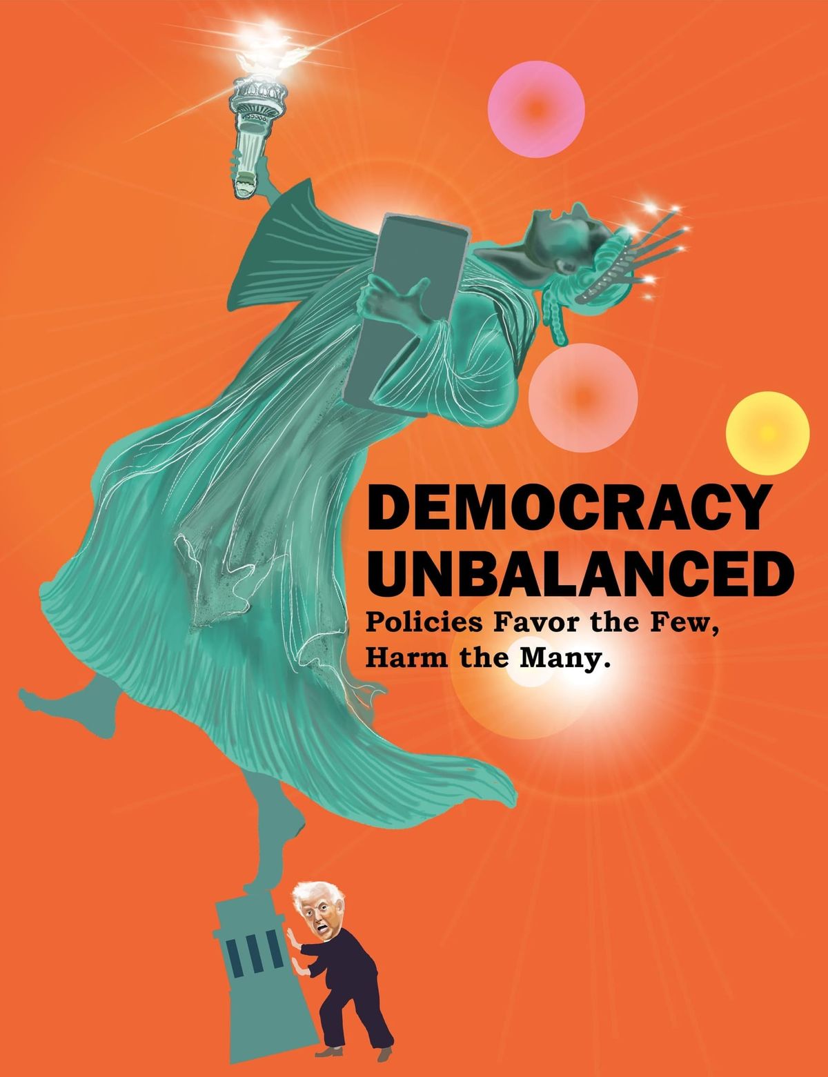 Editorial Cartoon: Democracy Unbalanced