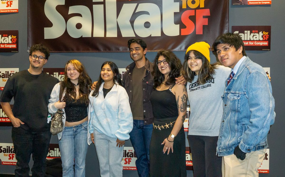 Saikat Chakrabarti Promises to Fight for Free City at College Event