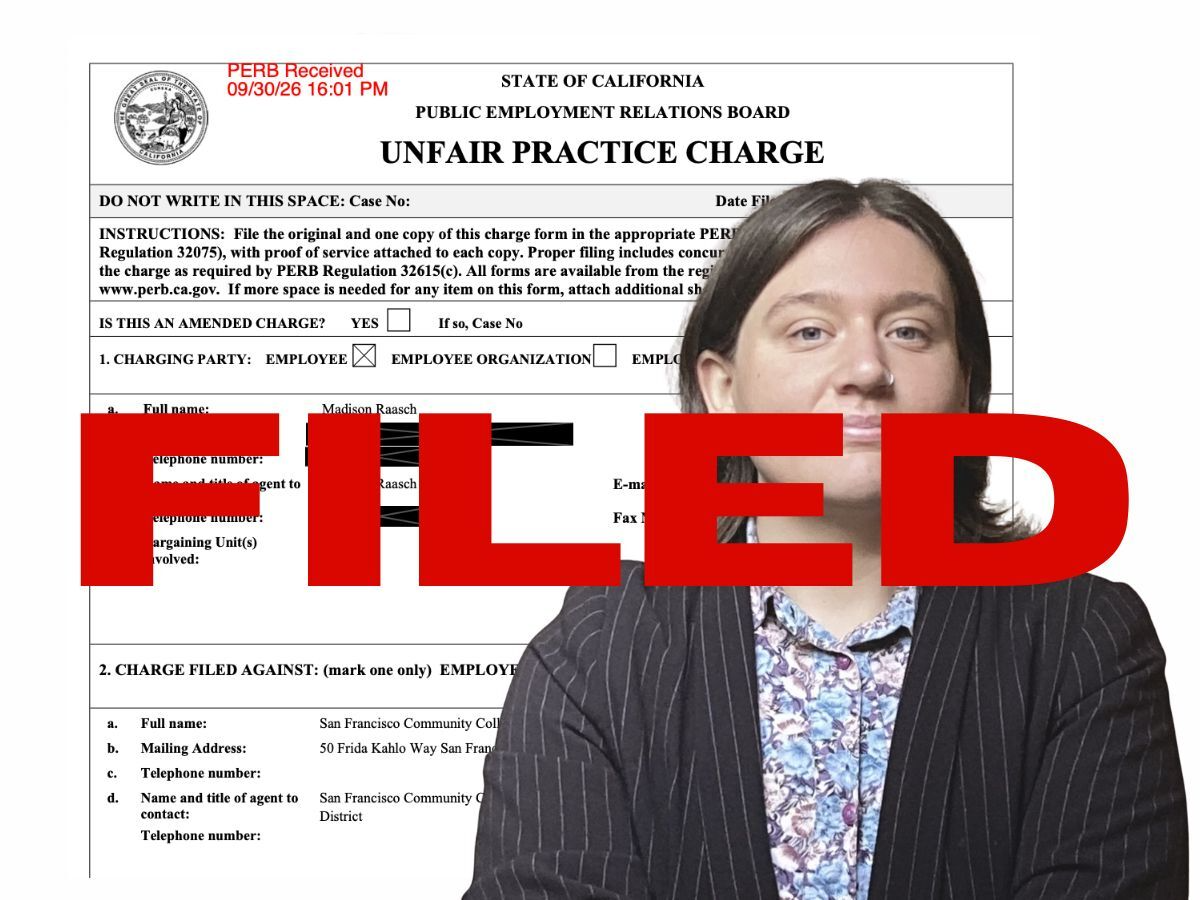Student Leader Files Unfair Labor Practice Charge Against City College