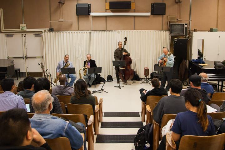 Instructor's love for jazz music is apparent during recent live show