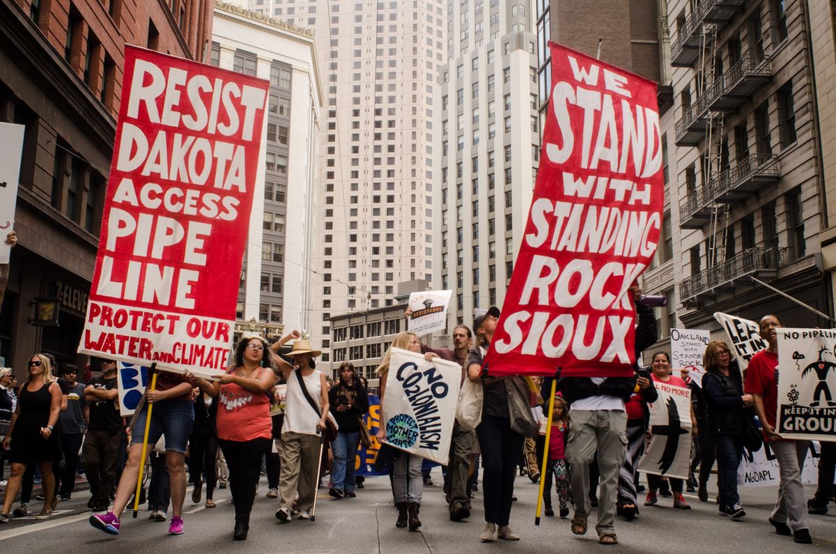 City College joins pipeline protest