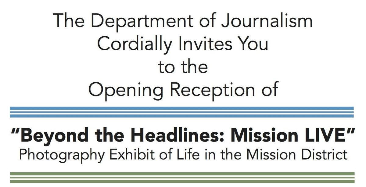 Coming soon: "Beyond the Headlines: Mission LIVE" and screening of "The Other Barrio"