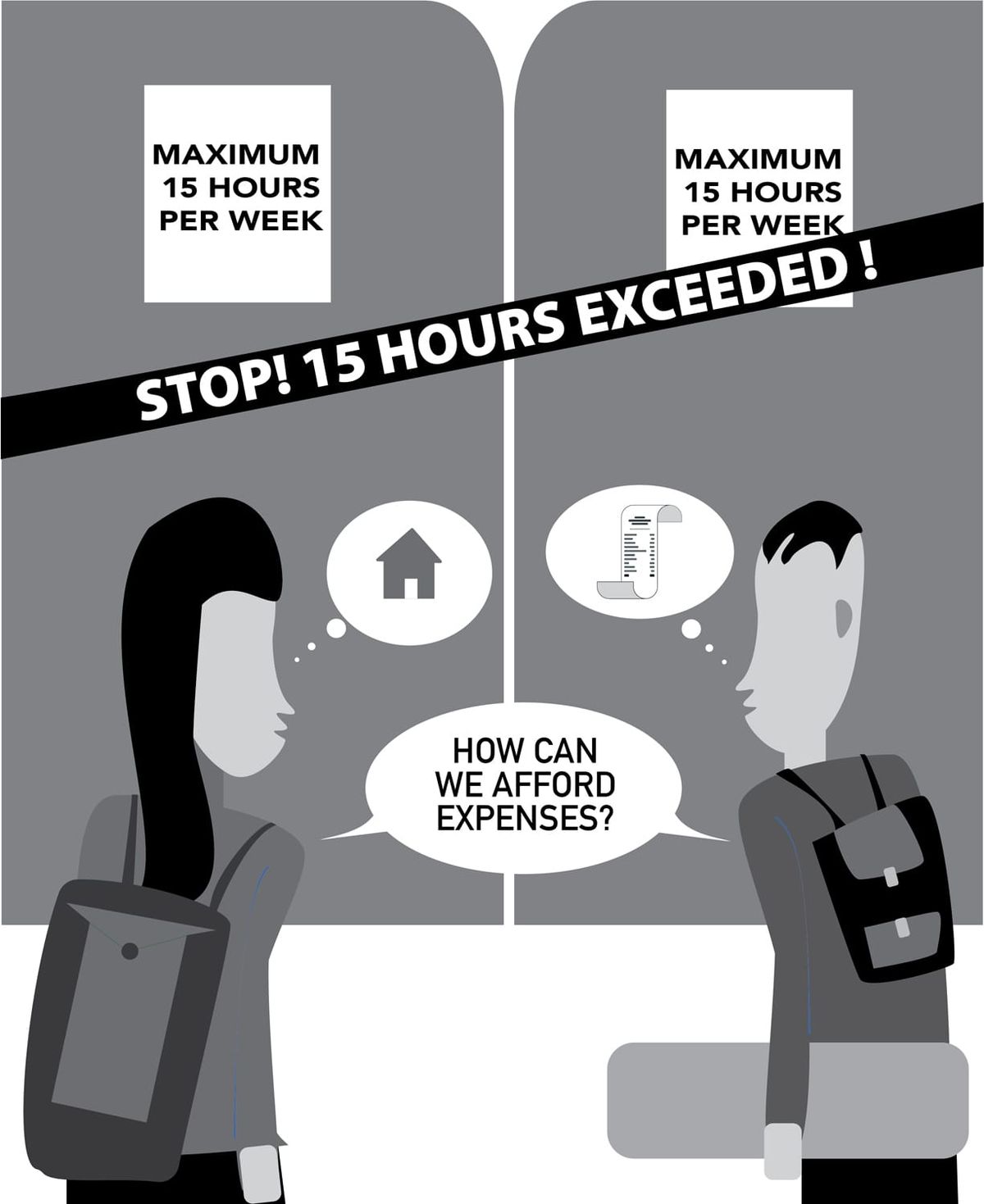 Student Workers Suffer from Low Wages and Reduced Hours