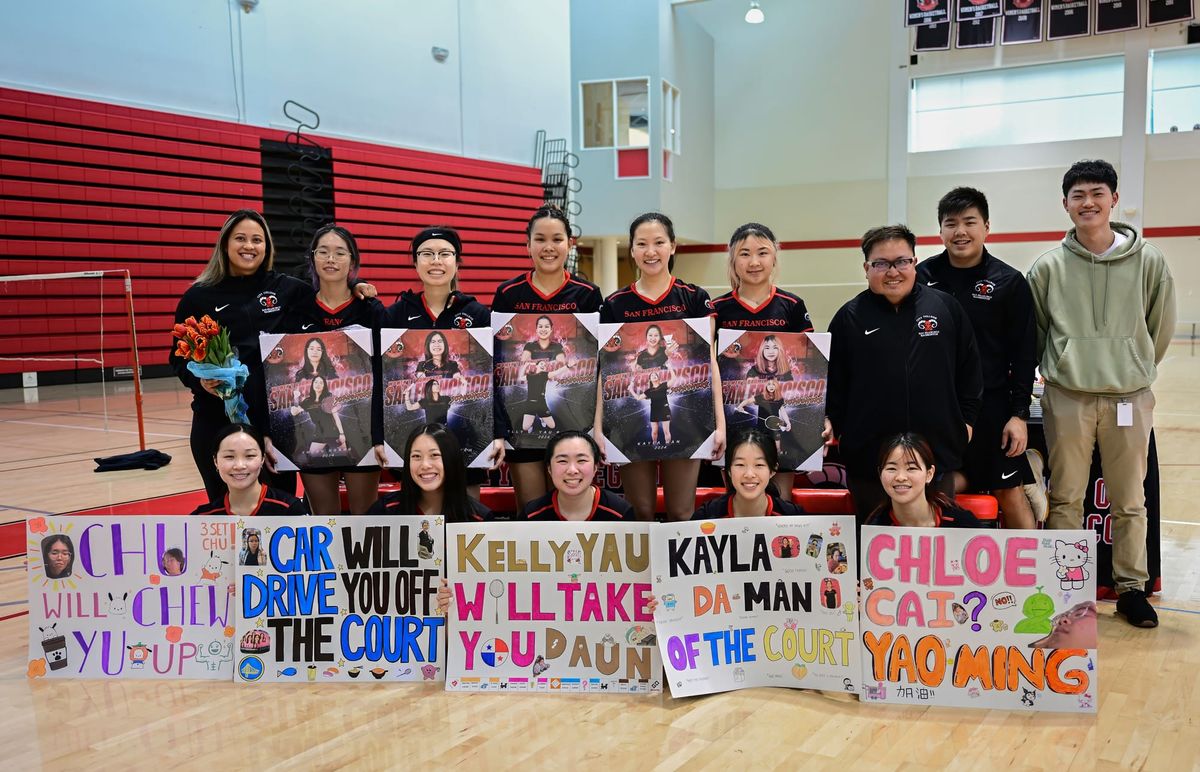 Photos: Undefeated Badminton Team Dominate Fresno on Sophomore Night