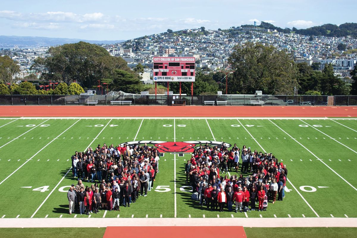 Celebrating 90 Years of City College with an Aerial Photo