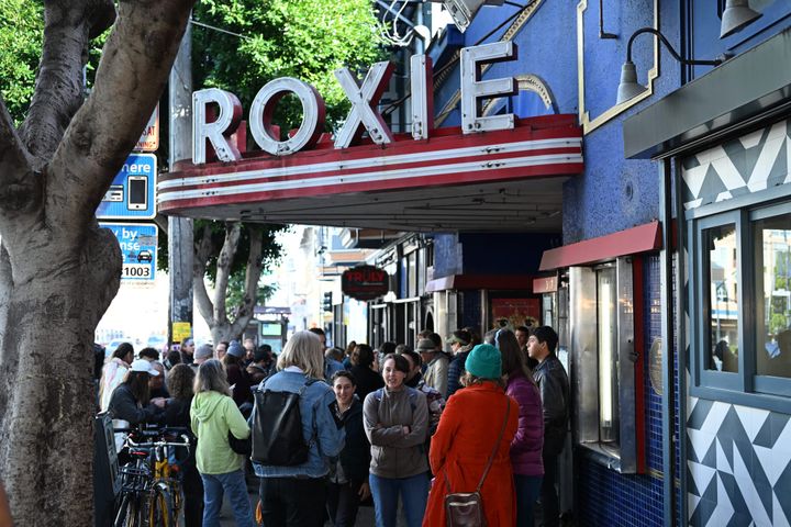 After the festival, filmmakers and audience members mingle outside the theater and discuss the 2-hour slate of short films