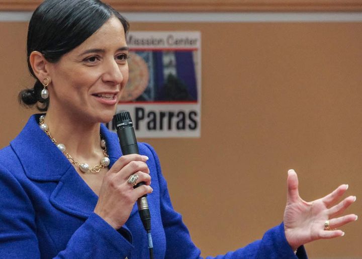 Overflow crowd meets and greets new President of Campus and Centers Virginia Parras