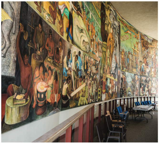 Former professor dedicates time to preserving mural