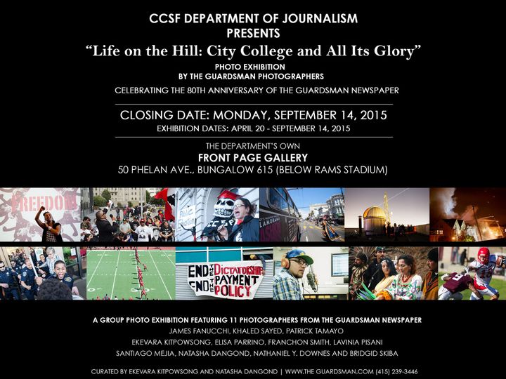 The Closing Exhibition of "Life on the Hill: City College and All Its Glory" at Front Page Gallery