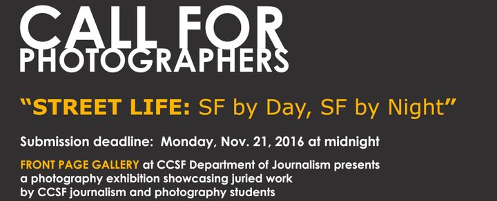 Call for entries: “STREET LIFE: SF by Day, SF by Night”