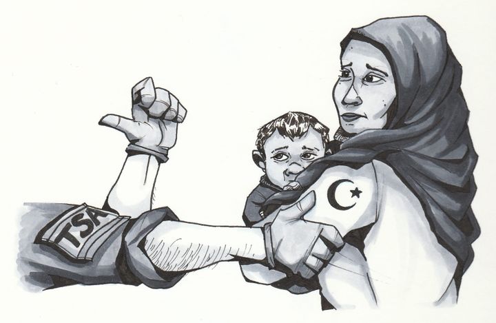 College students across the city are affected from Trump's Muslim Ban