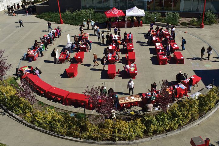 City College Students Celebrate Unity Day Despite Intense February Heat