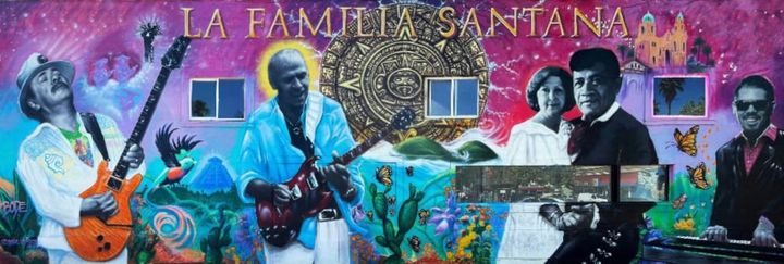 Mission District Mural Celebrates Santana Family