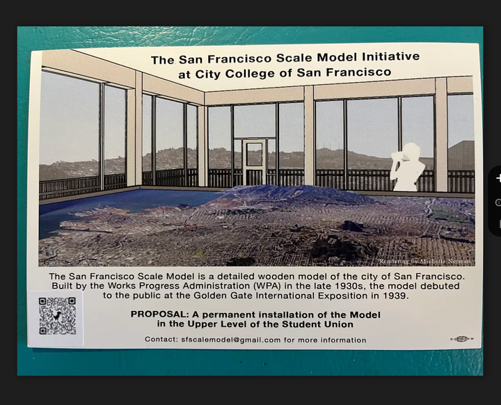 Student-Faculty Led Initiative is Determined to Bring the SF Scale Model to the Student Union Building