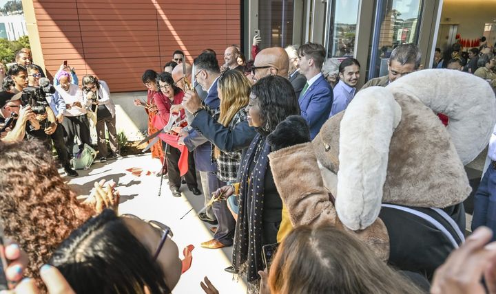 Community Unveils New 'Gateway' to Campus with Ribbon Cutting